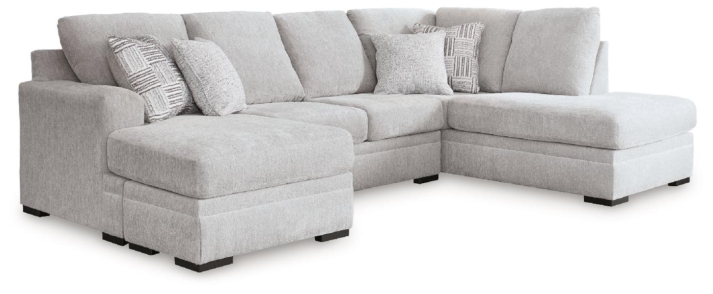 Image of Gabyleigh - 2-Piece Sectional With Laf Chaise - Nickel