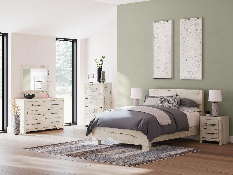 Image of Lawroy - Queen Panel Bed - Light Natural