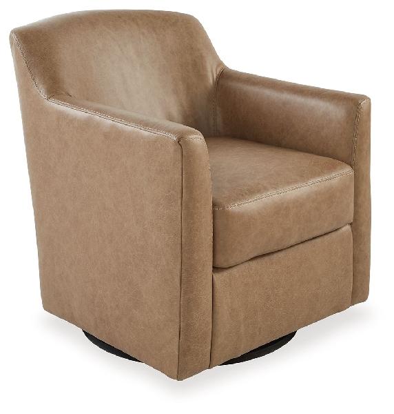 Image of Bradney - Swivel Accent Chair - Tumbleweed