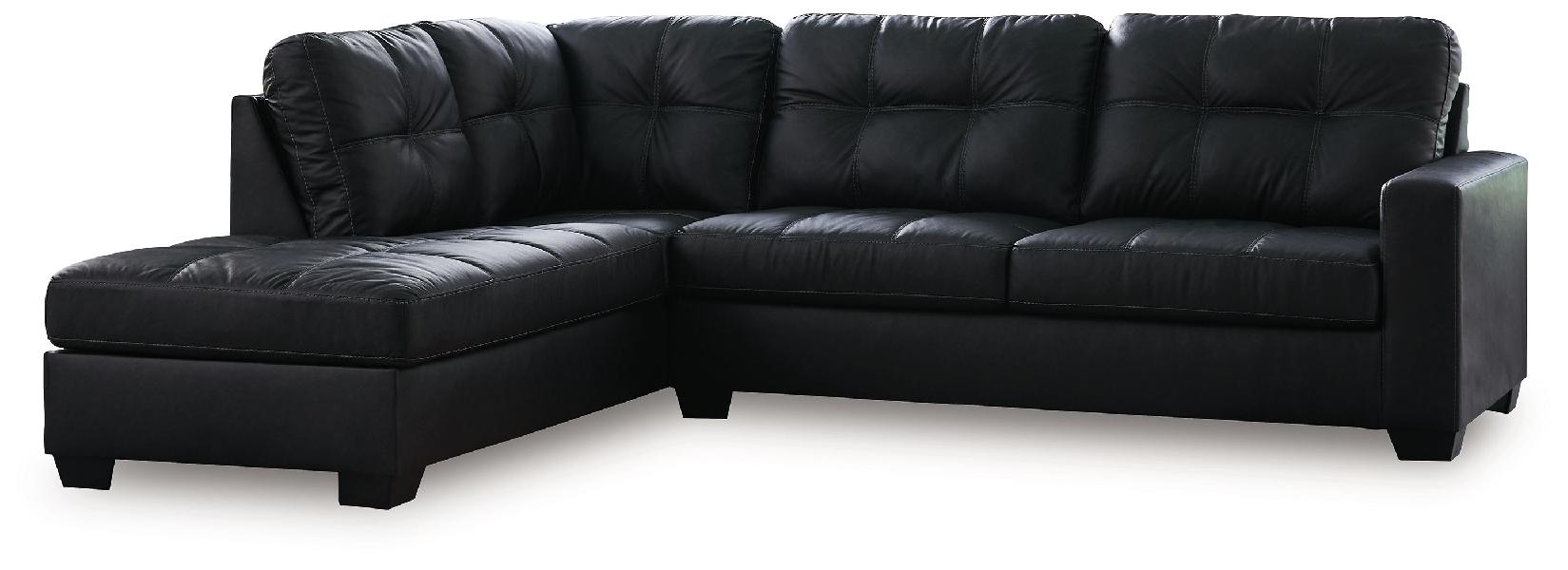 Image of Barlin Mills - 2-Piece Sectional With Laf Corner Chaise - Carbon