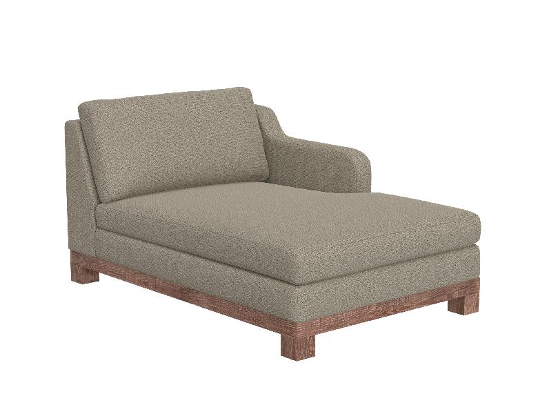 Image of Samba - RAF Chaise - Gray
