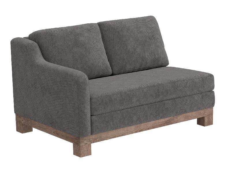 Image of Samba - LAF Loveseat - Dark Gray