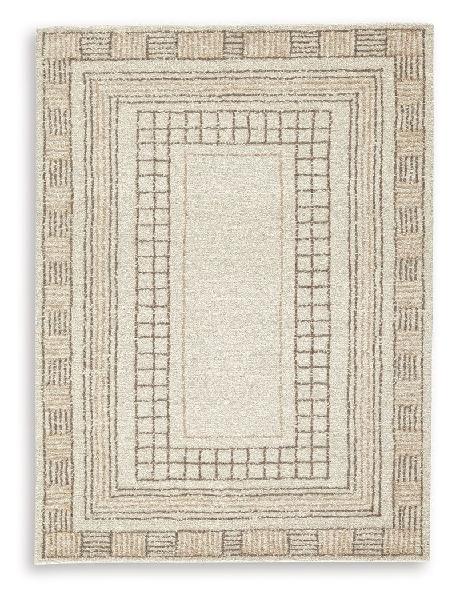 Image of Idaman - 5' x 7' Rug - Taupe / Brown