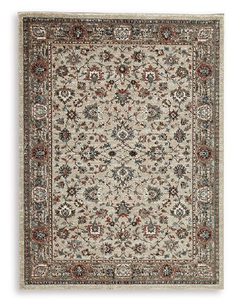 Image of Beritham - 5' x 7' Rug - Blue / Brown / Beige