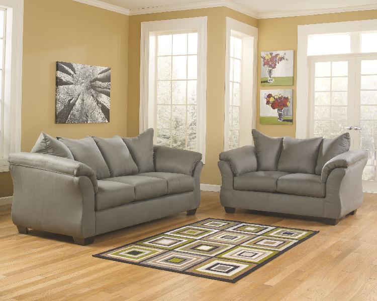 Image of Darcy - 2 Pc. - Sofa, Loveseat - Cobblestone