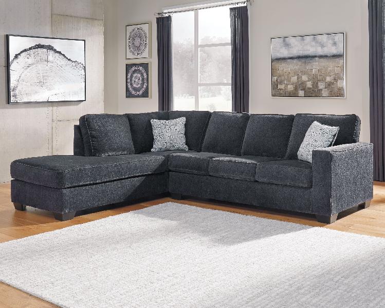 Image of Altari - Left Arm Facing Chaise 2 Pc Sectional - Slate