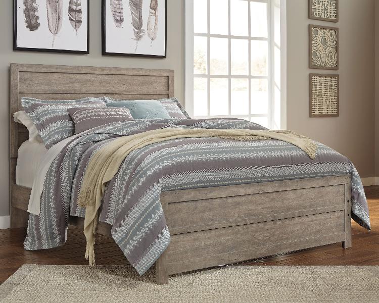 Image of Culverbach - Queen Panel Bed - Gray