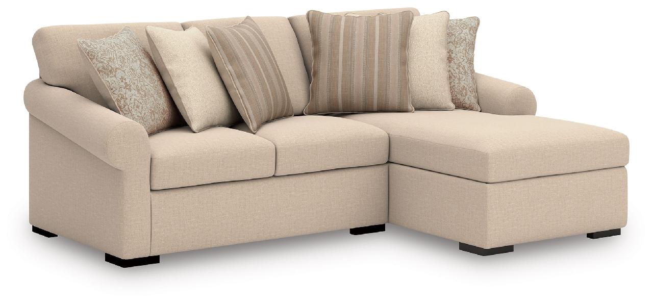 Image of LadyMae - 2-Piece Sectional With RAF Corner Chaise - Twill