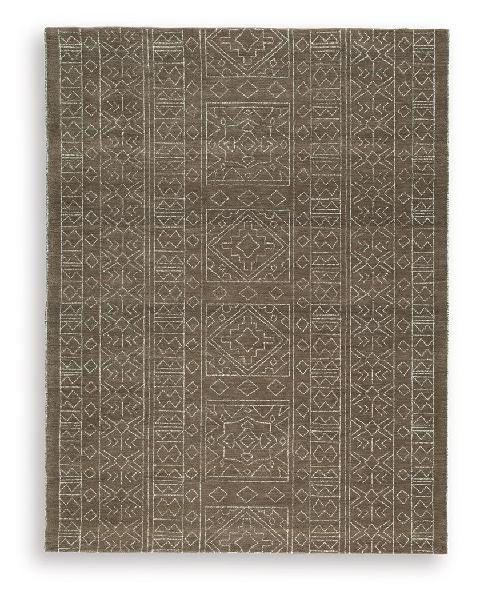 Image of Merrittman - 8' x 10' Rug - Brown / Ivory