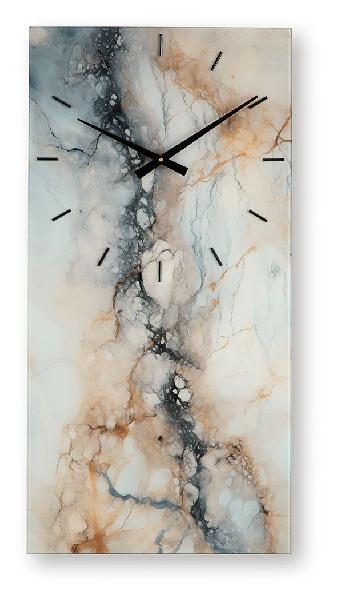 Image of Teague - Wall Clock - Brown / Gray / Ivory