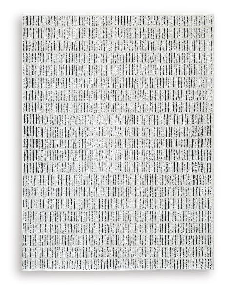 Image of Turinwith - 5' x 7' Rug - Ivory / Black
