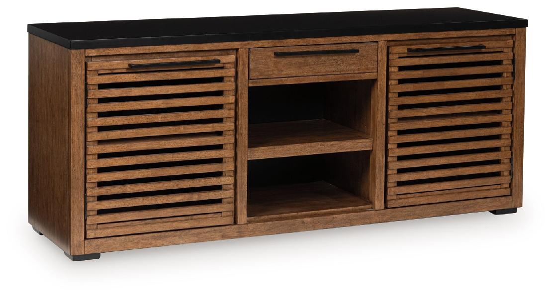 Image of Kallari - Credenza - Warm Brown / Black