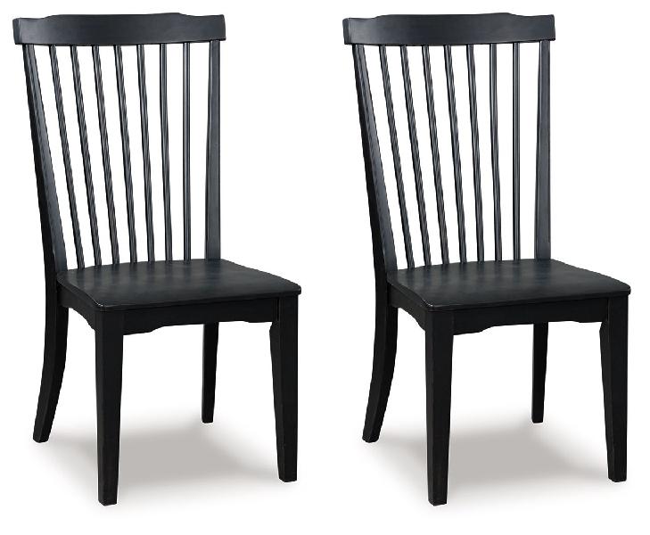Greddinton - Dining Room Side Chair (Set of 2) - Black