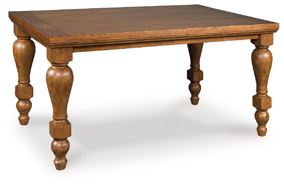 Image of Greddinton - Rectangular Dining Room Counter Table - Brown