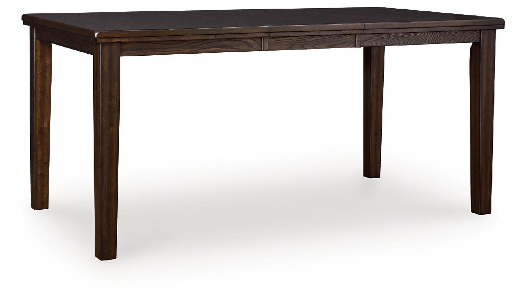 Image of Haddigan - Dining Room Counter Height Butterfly Extension Table - Dark Brown