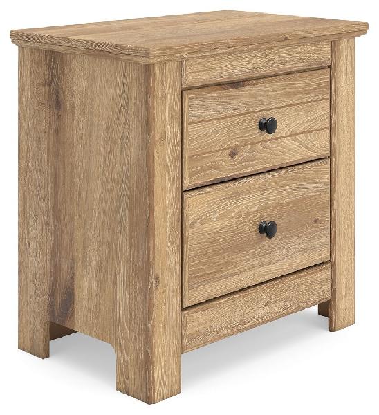 Image of Makidern - Two Drawer Night Stand - Tan