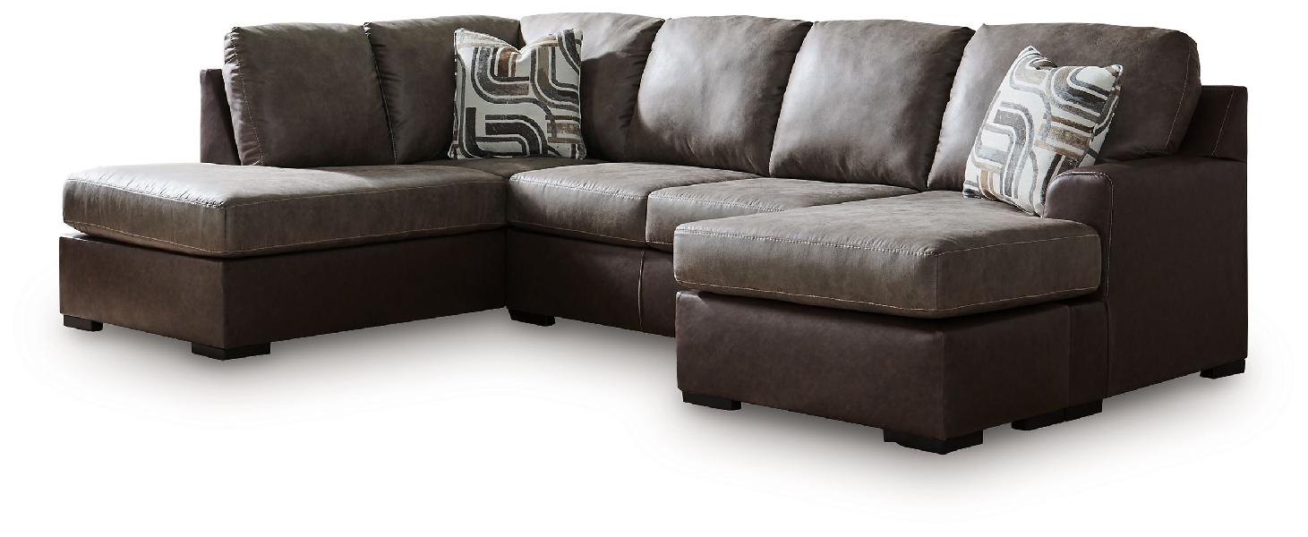 Image of Castille Way - 2-Piece Sectional With LAF Corner Chaise - Fossil
