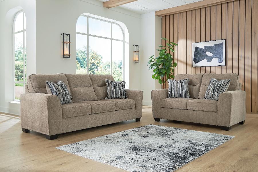 Image of Olten - 2 Pc. - Sofa, Loveseat - Mocha