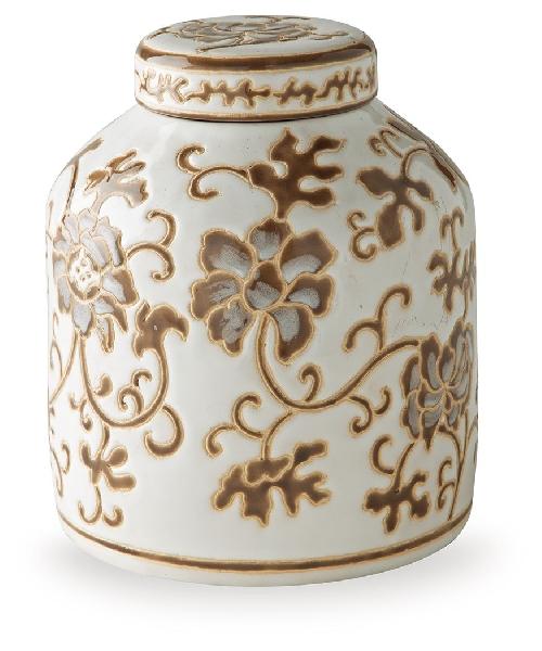 Image of Adalham - Jar - Cream / Brown