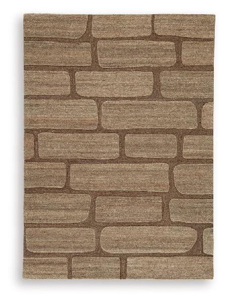 Image of Orest - 5' x 7' Rug - Brown