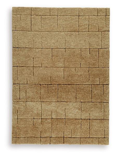 Image of Luzmont - 5' x 7' Rug - Golden Brown
