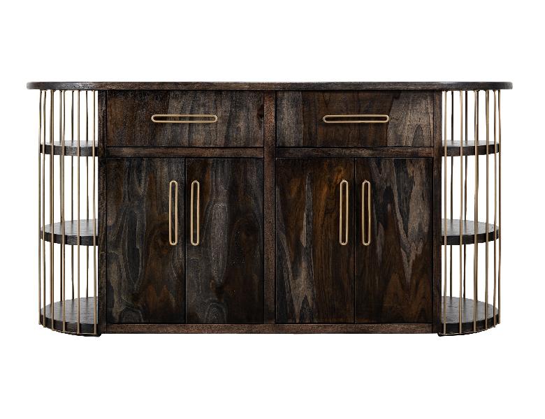 Image of Balam - Kitchen Island - Dark Brown