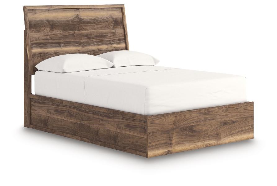 Image of Chirason - Full Panel Bed - Brown
