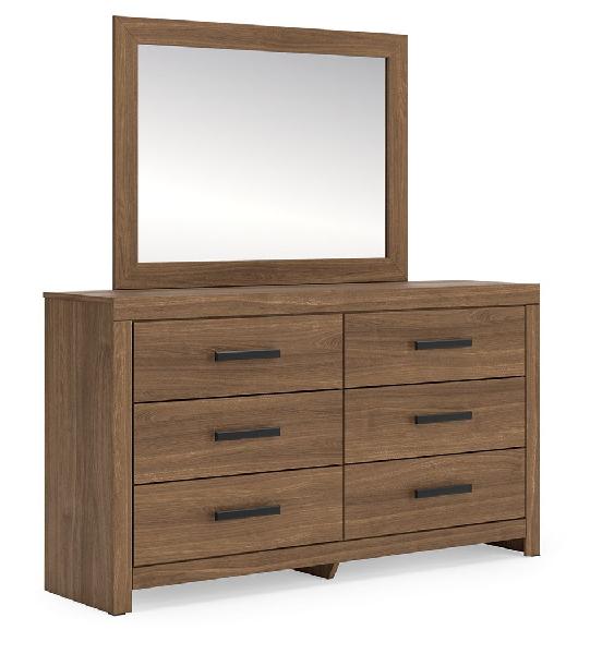Image of Broachmyn - Dresser And Mirror - Auburn