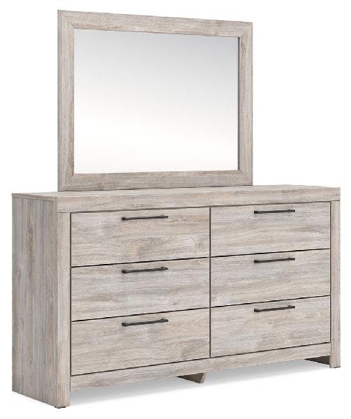 Broachmyn - Dresser And Mirror - Gray