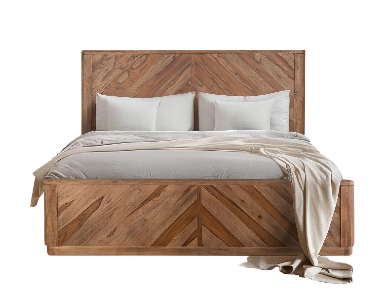 Image of Balam - King Bed - Light Brown