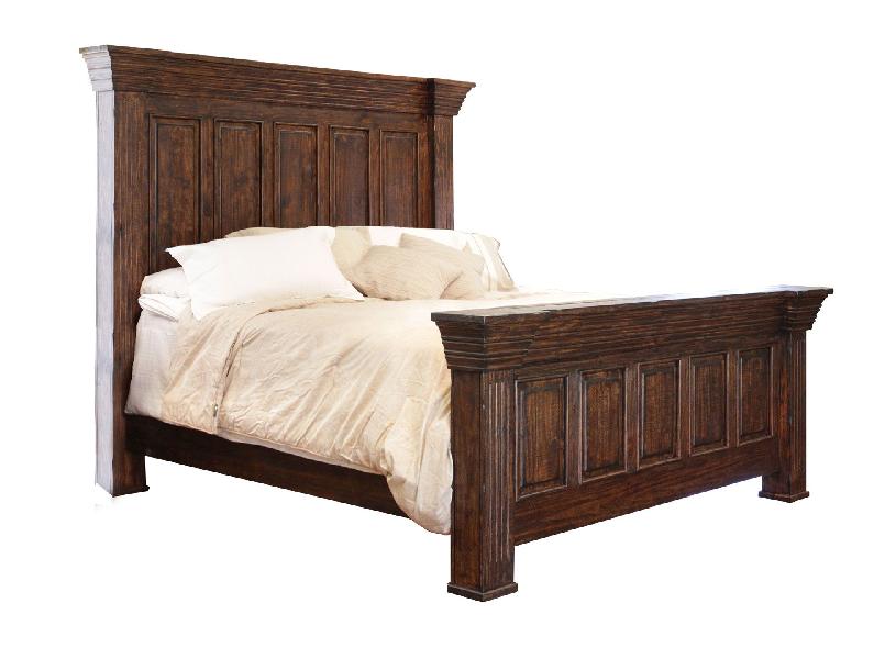 Image of Terra - California King Bed - Dark Brown