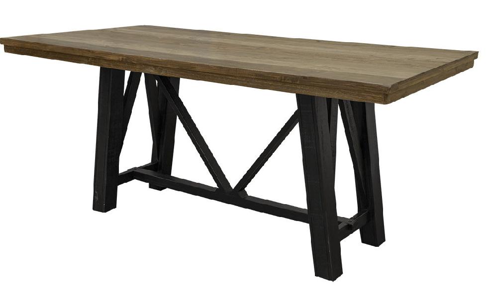 Image of Loft Brown - Counter Height Table - Dark Brown