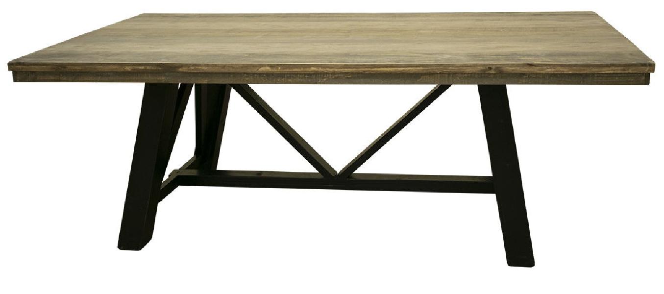 Image of Loft Brown - Dining Table - Light Brown