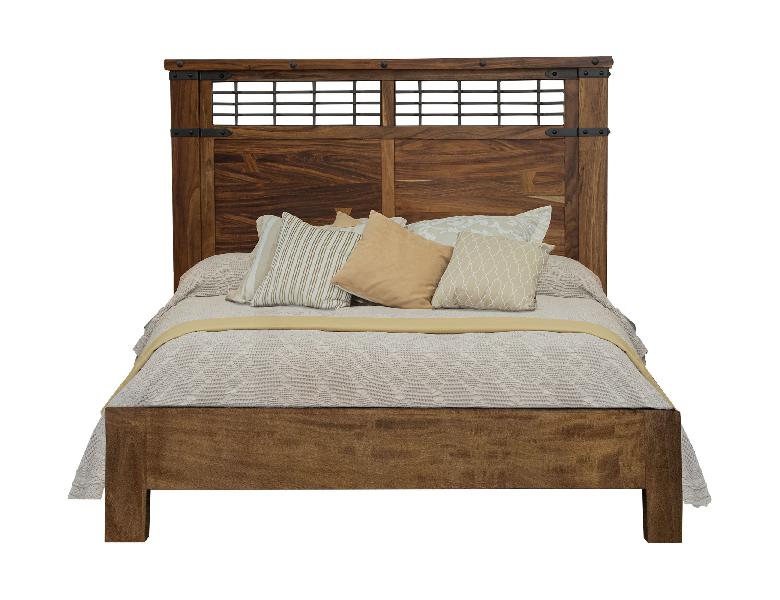 Image of Parota - King Bed - Dark Brown
