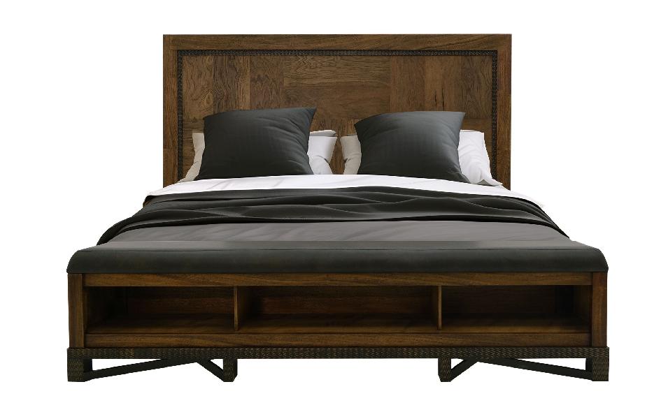Image of Walnut - Queen Bed - Walnut Brown