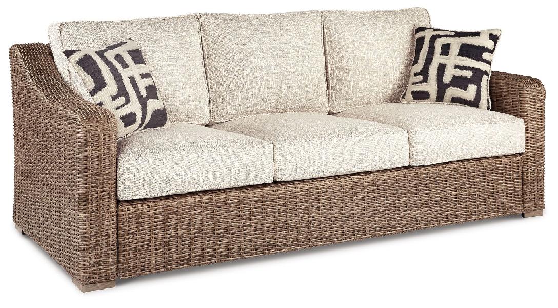 Image of Beachcroft - Sofa with Cushion - Beige