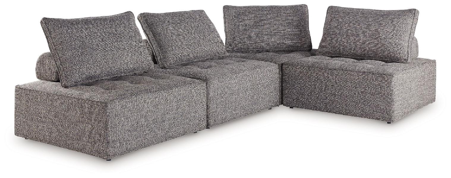 Image of Bree Zee - 4-Piece Outdoor Sectional - Brown