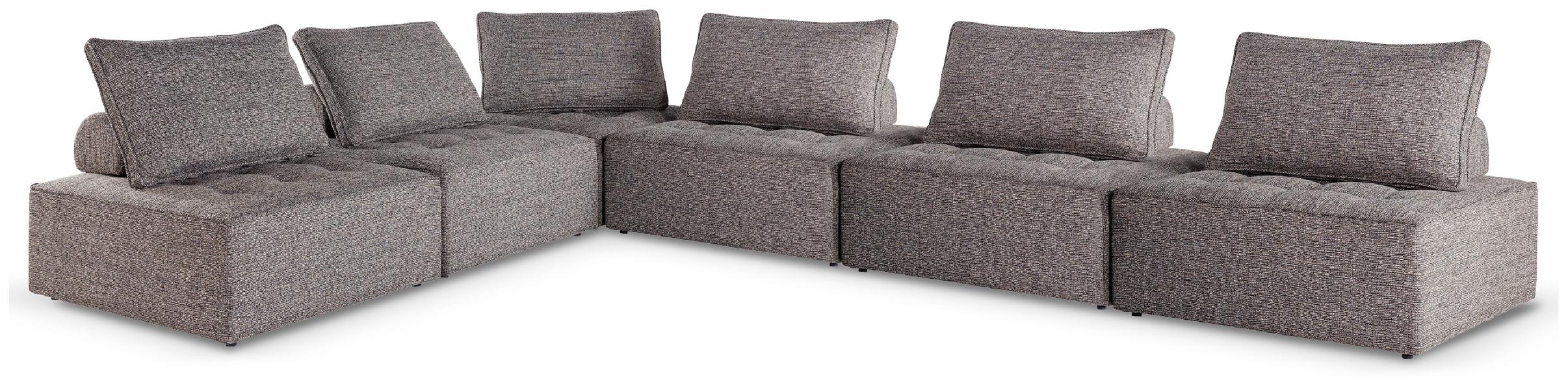 Image of Bree Zee - 6-Piece Outdoor Modular Seating - Brown