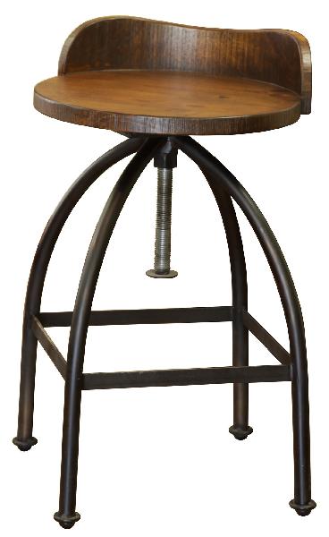 Image of Pueblo - Swivel Stool (Set of 2) - Deep Brown