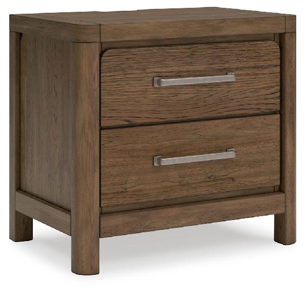 Image of Cabalynn - Two Drawer Night Stand - Light Brown