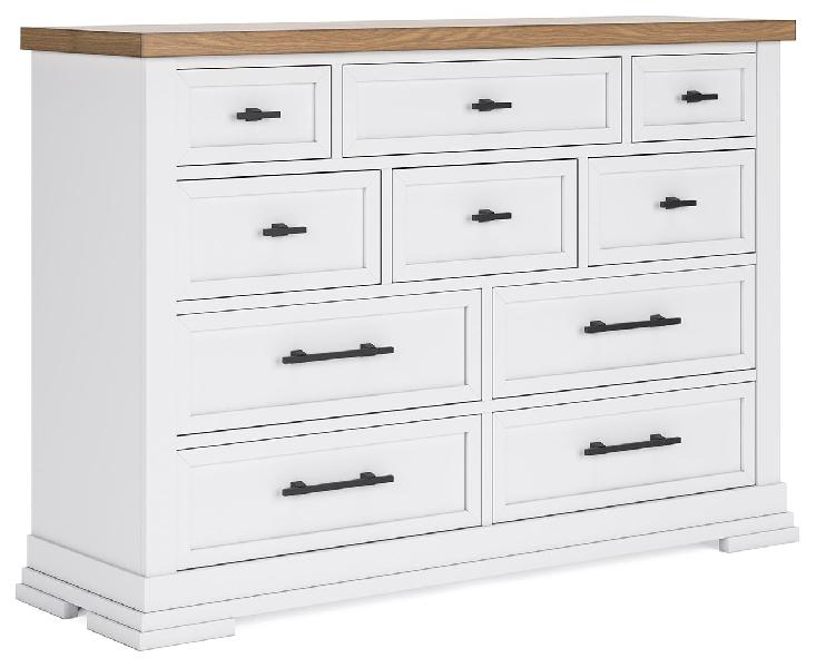 Image of Ashbryn - Dresser - White / Natural