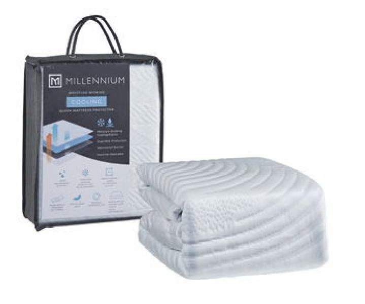 Image of Extra Cooling Protector - Queen Mattress Protector (Set of 4) - White