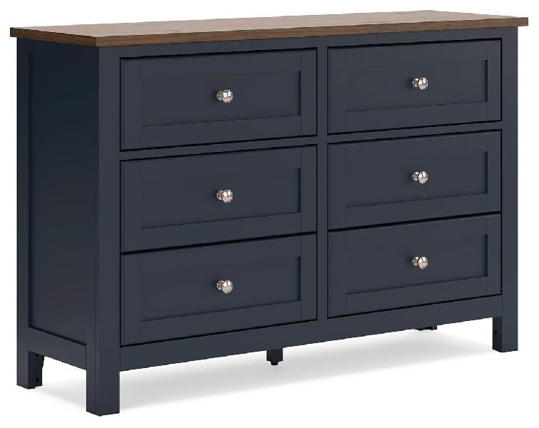 Image of Landocken - Dresser - Brown / Blue