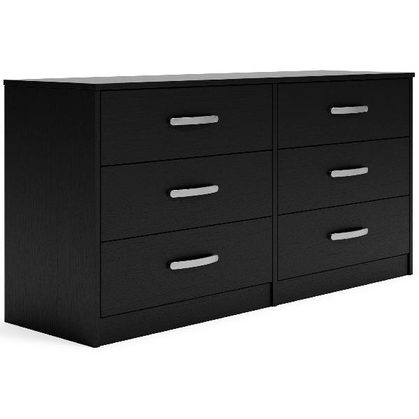 Image of Finch - Six Drawer Dresser - Black