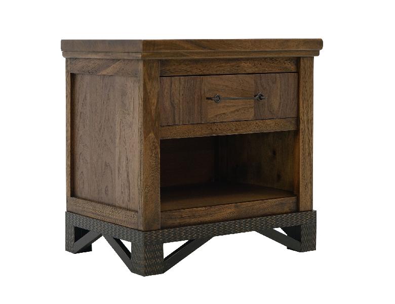 Image of Walnut - Nightstand - Walnut Brown