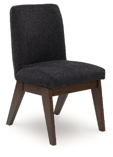 Image of Dilenno - Dining Upholstered Side Chair (Set of 2) - Dark Brown