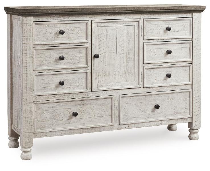 Image of Havalance - Dresser - White / Gray