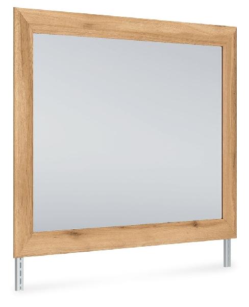 Image of Aleaport - Bedroom Mirror - Warm Brown