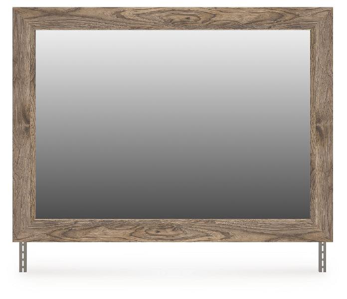 Image of Rusticott - Bedroom Mirror - Brown