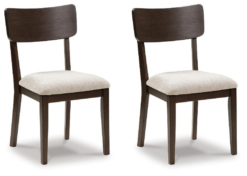Image of Shorbyn - Dining Upholstered Side Chair (Set of 2) - Merlot